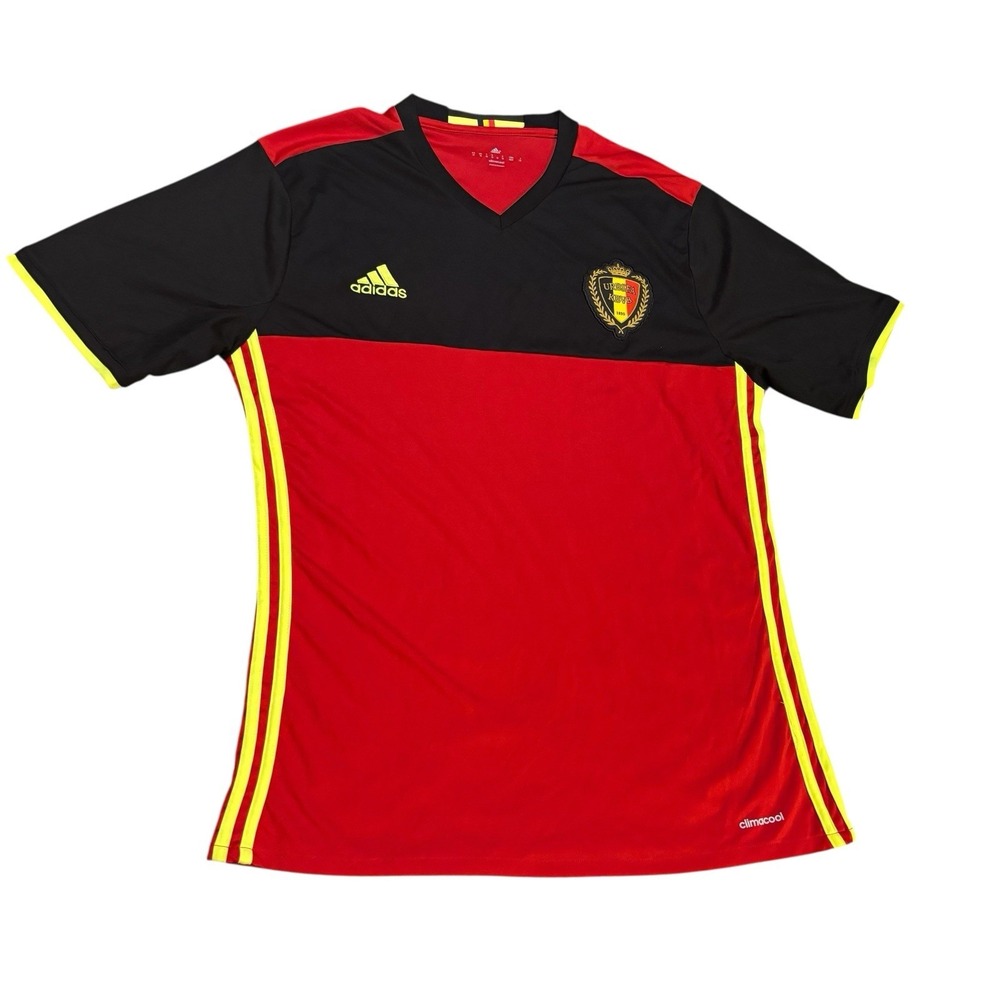 Adidas Belgium Home 2016/17 Shirt Jersey Mens Medium‎ Soccer Futbol